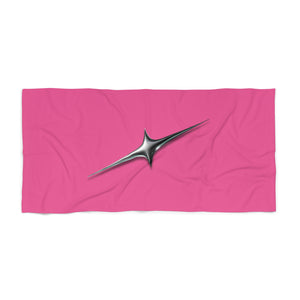 SXW Pink Sparkle Beach Towel