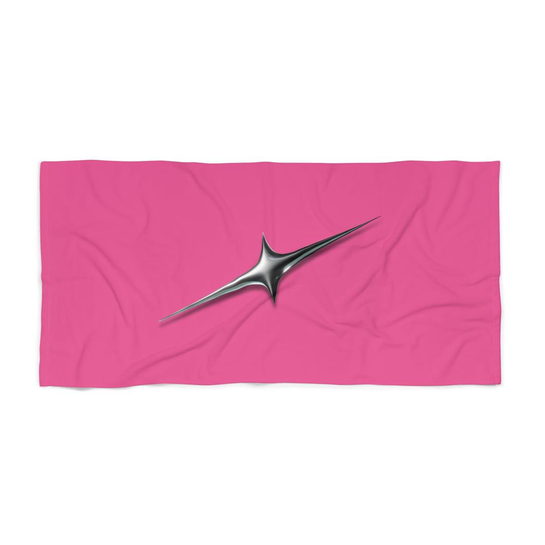 SXW Pink Sparkle Beach Towel